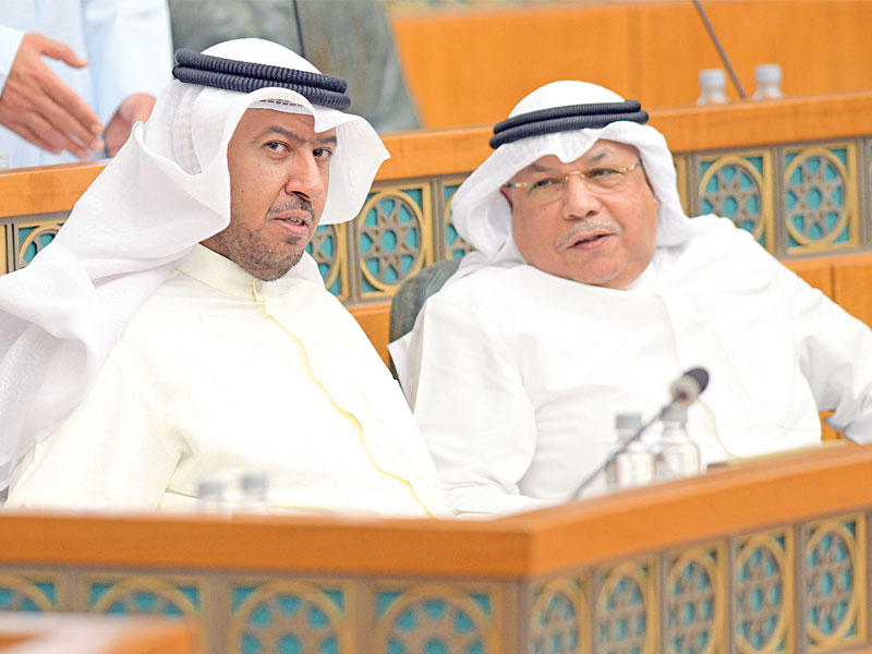 الجراح والعفاسي في جلسة أمس