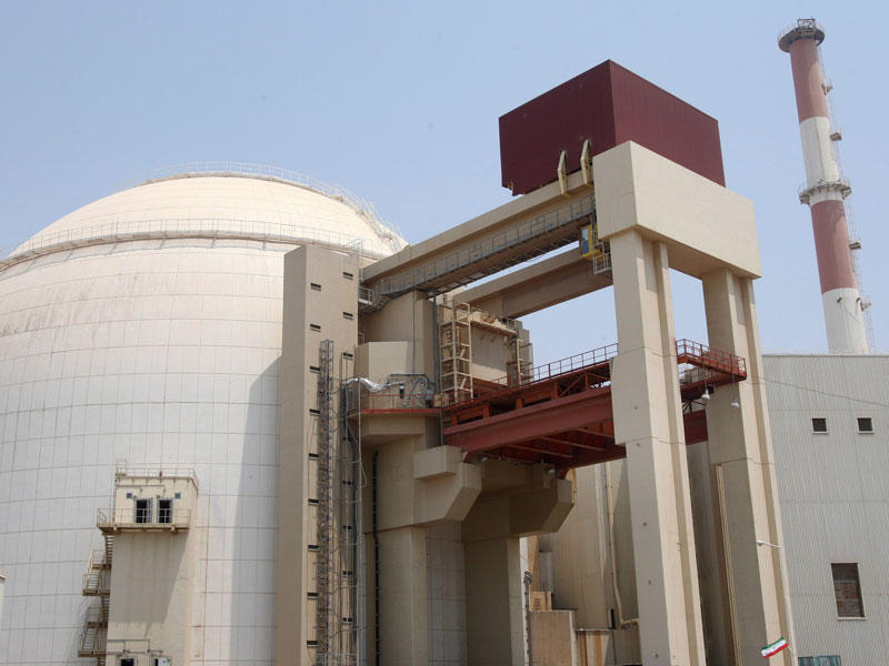 محطة الطاقة النووية الإيرانية في بوشهر ، جنوب إيران
