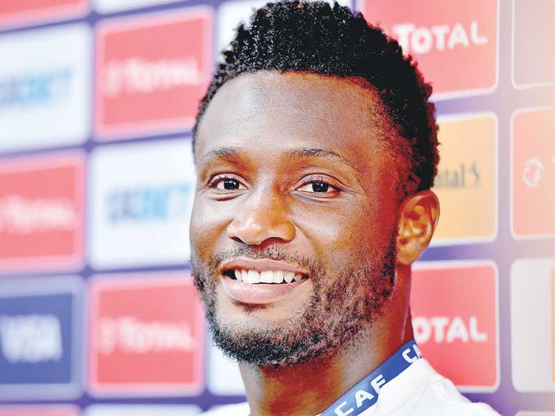 اللاعب جون أوبي ميكيل، قائد منتخب نيجيريا