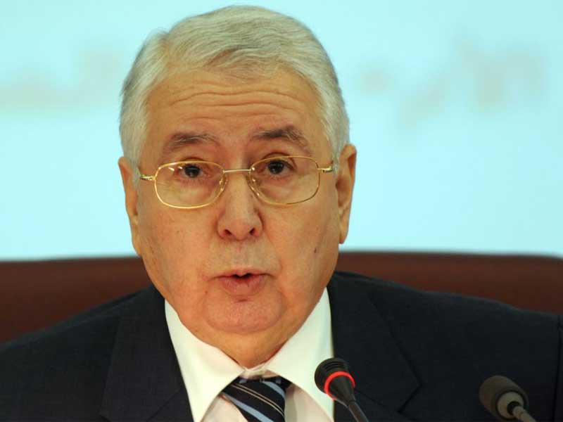 الرئيس الجزائري الانتقالي عبدالقادر بن صالح 