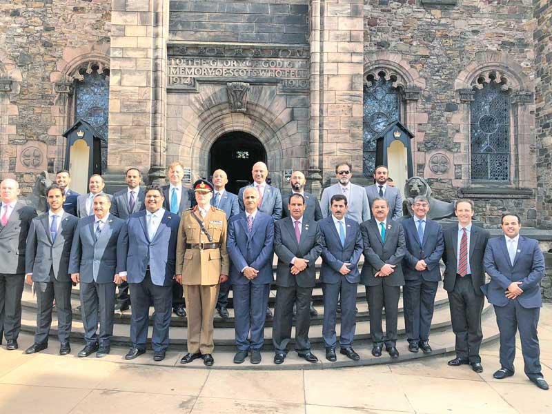 الوفد الكويتي خلال لقاءاته في بريطانيا