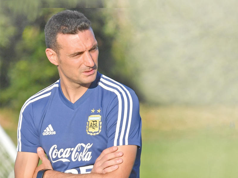  ليونيل سكالوني، مدرب الأرجنتين