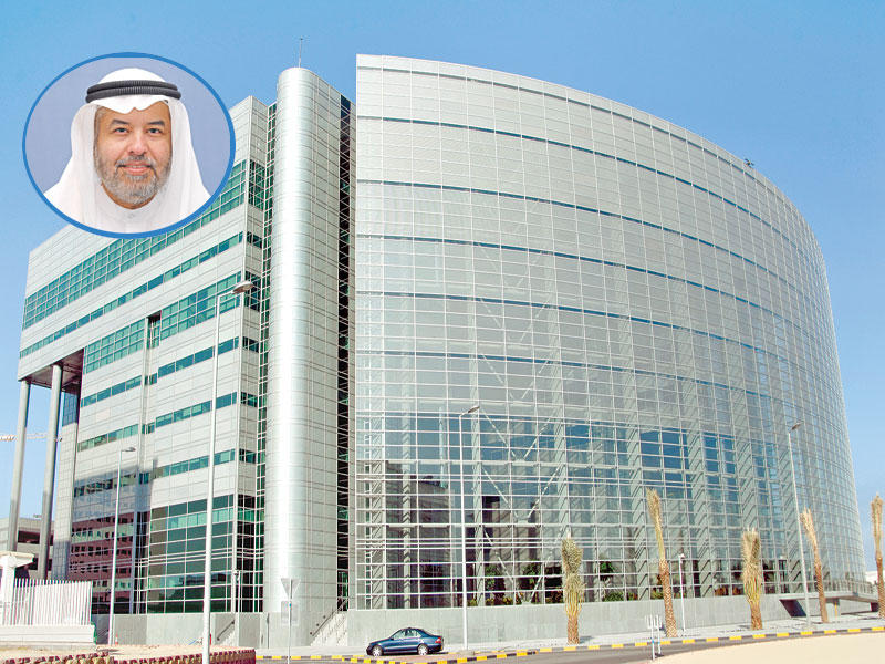 مبني ديوان المحاسبة و في الاطار الوكيل المساعد لقطاع الشؤون الإدارية والمالية وتقنية المعلومات في ديوان المحاسبة عصام المطيري