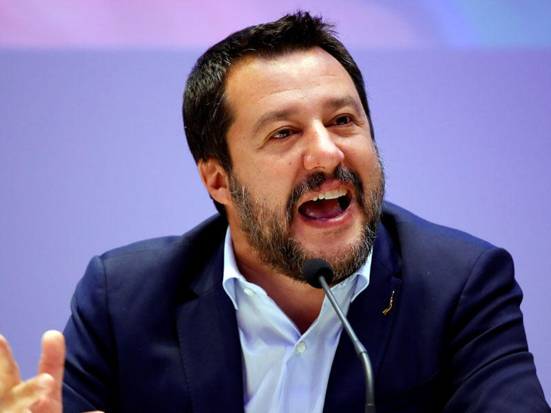 وزير الداخلية الإيطالي ماتيو سالفيني