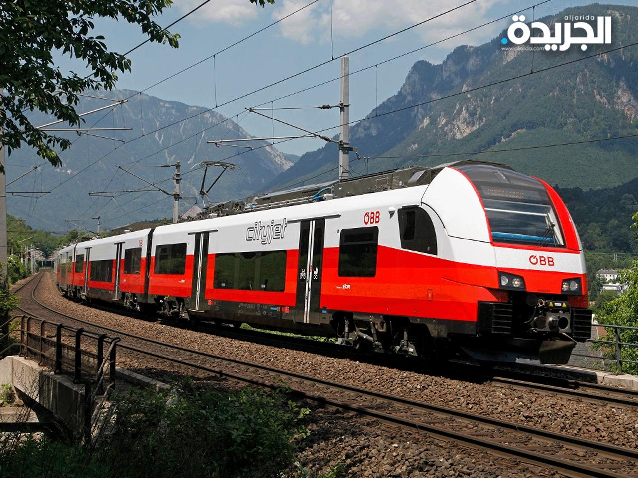 احدى القطارات في النمسا