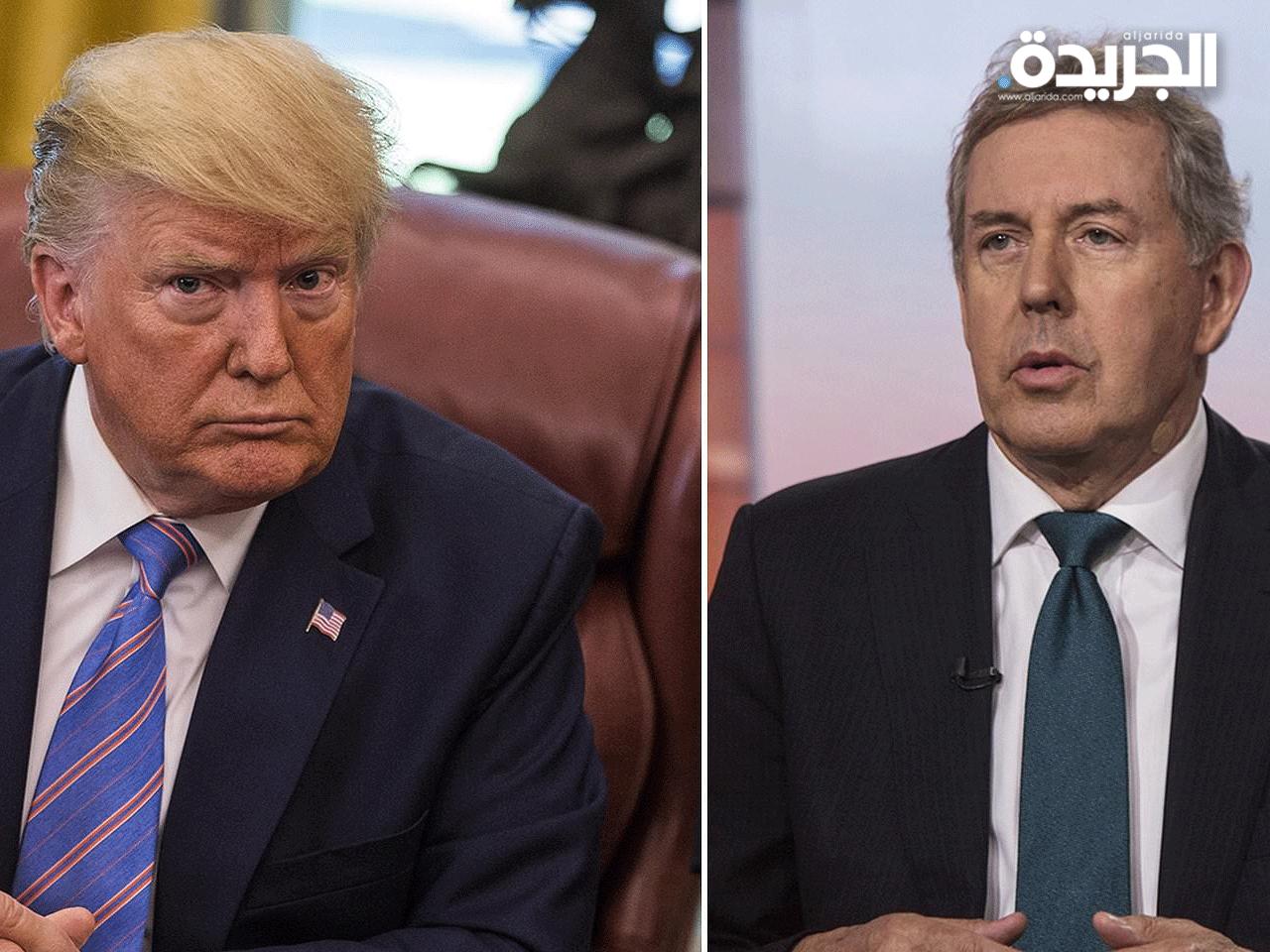 السّفير كيم داروش والرئيس دونالد ترامب