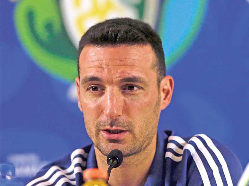 المدير الفني للأرجنتين ليونيل سكالوني