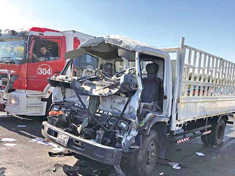 الآلية بعد الحادث