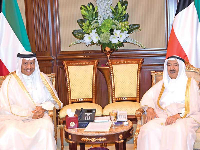  الأمير مستقبلاً رئيس مجلس الوزراء أمس