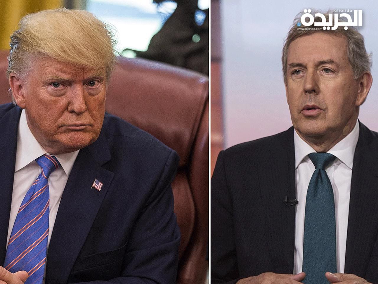 السفير كيم داروش والرئيس دونالد ترامب