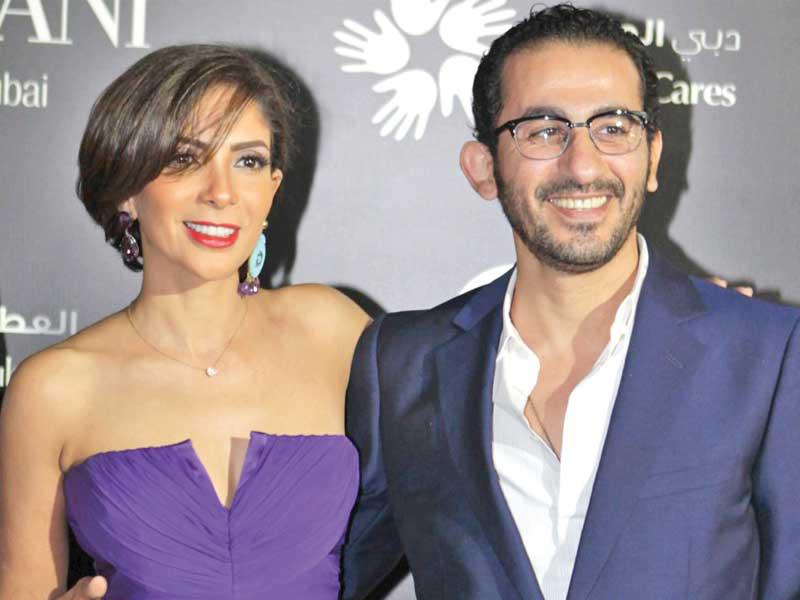 أحمد حلمي ومنى زكي 