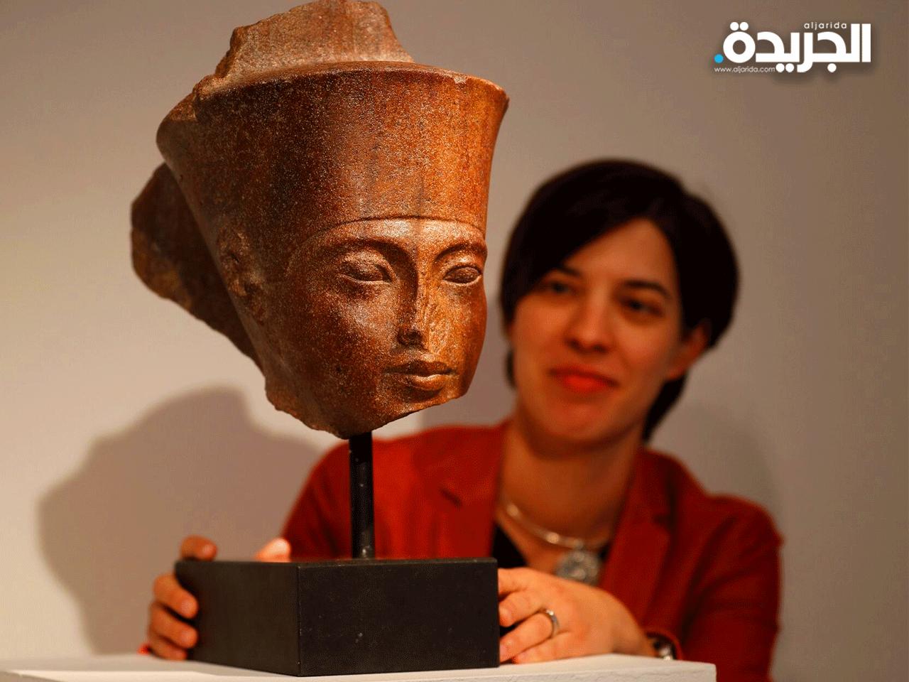 رأس الملك توت عنخ أمون في مزاد لندن
