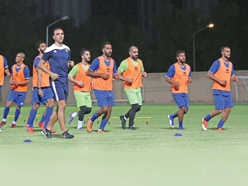 من تدريبات الأزرق