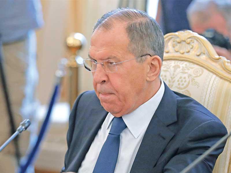 وزير الخارجية الروسي  سيرغي لافروف