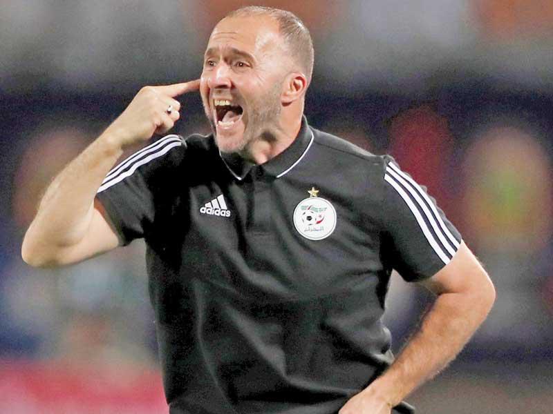 مدرب المنتخب الجزائري جمال بلماضي