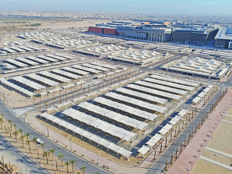 صورة جوية لمدينة صباح السالم الجامعية