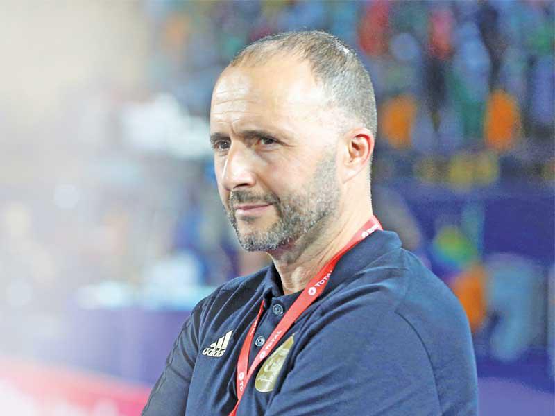 مدرب المنتخب الجزائري جمال بلماضي