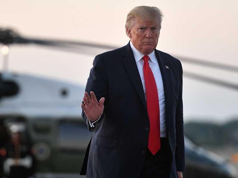  الرئيس الأميركي دونالد ترامب