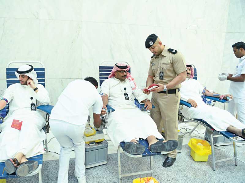 منتسبو «الداخلية» خلال الحملة