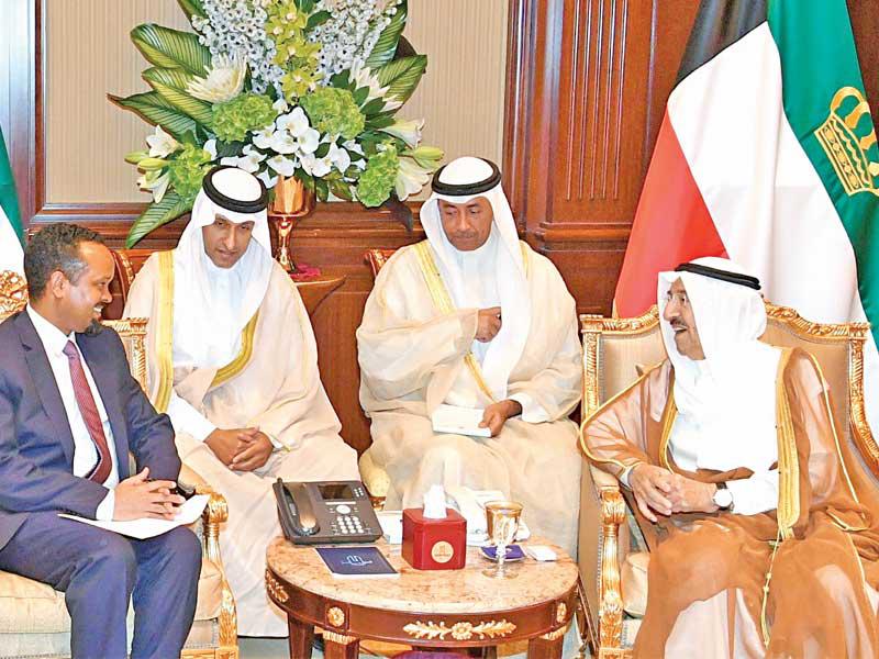 الأمير مستقبلاً وزير المالية الإثيوبي أمس