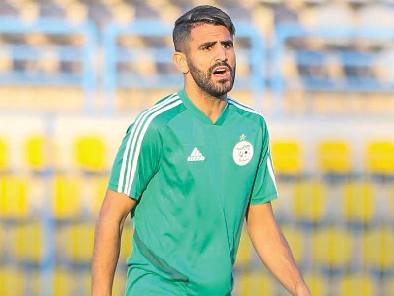 رياض محرز، نجم هجوم المنتخب الجزائري