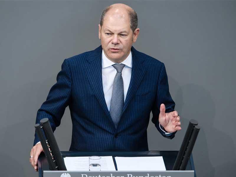 وزير المالية الألماني أولاف شولتز 