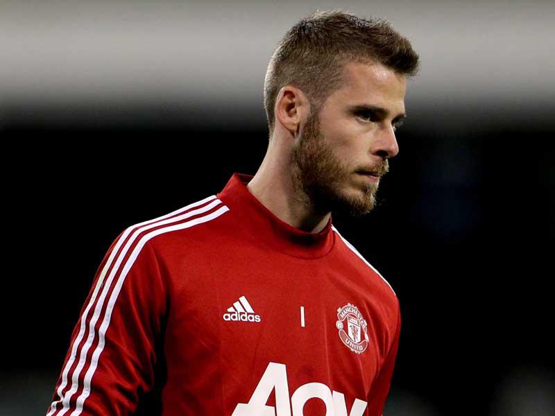 الإسباني ديفيد دي خيا، حارس مرمى نادي مانشستر يونايتد الإنكليزي لكرة القدم