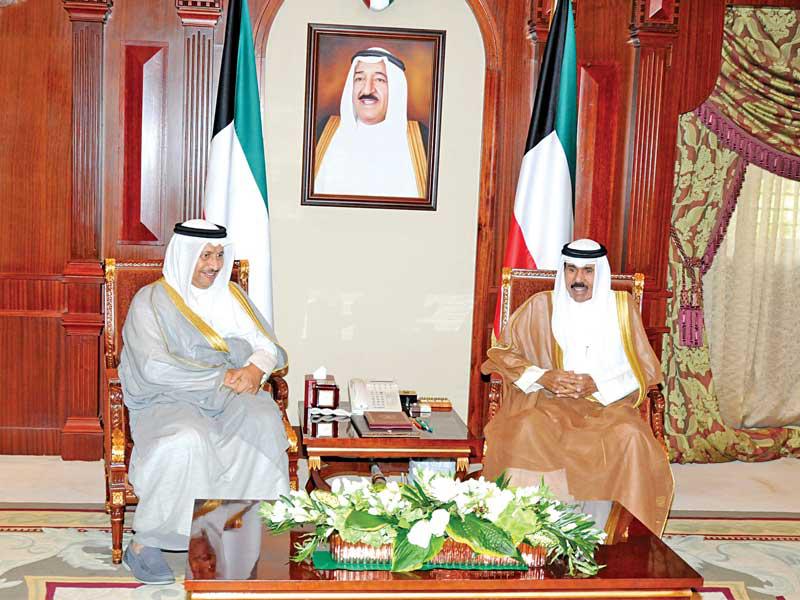 ولي العهد مستقبلاً رئيس مجلس الوزراء أمس