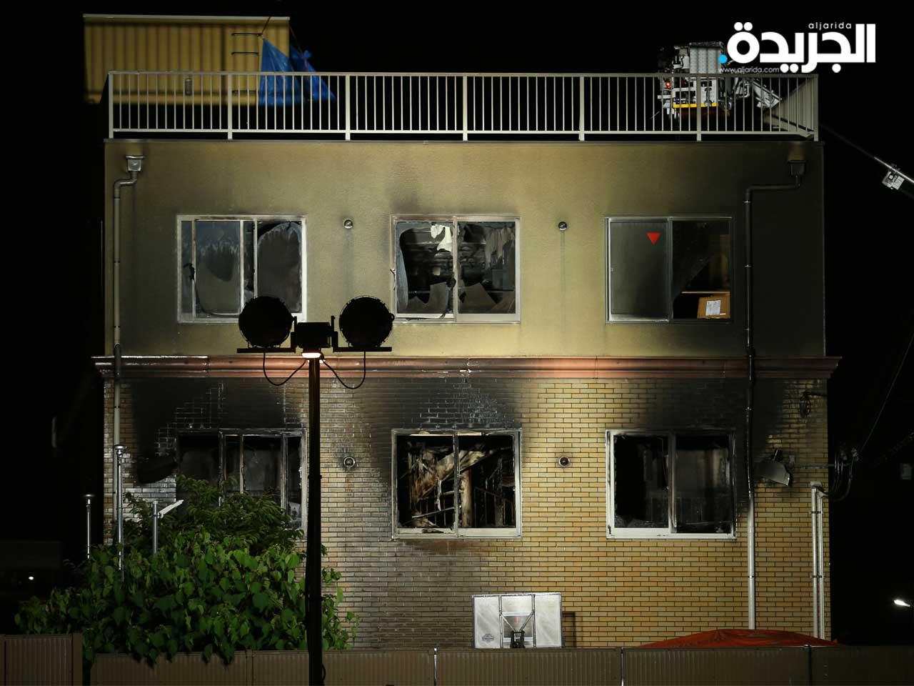 حريق بمبنى شركة للرسوم المتحركة