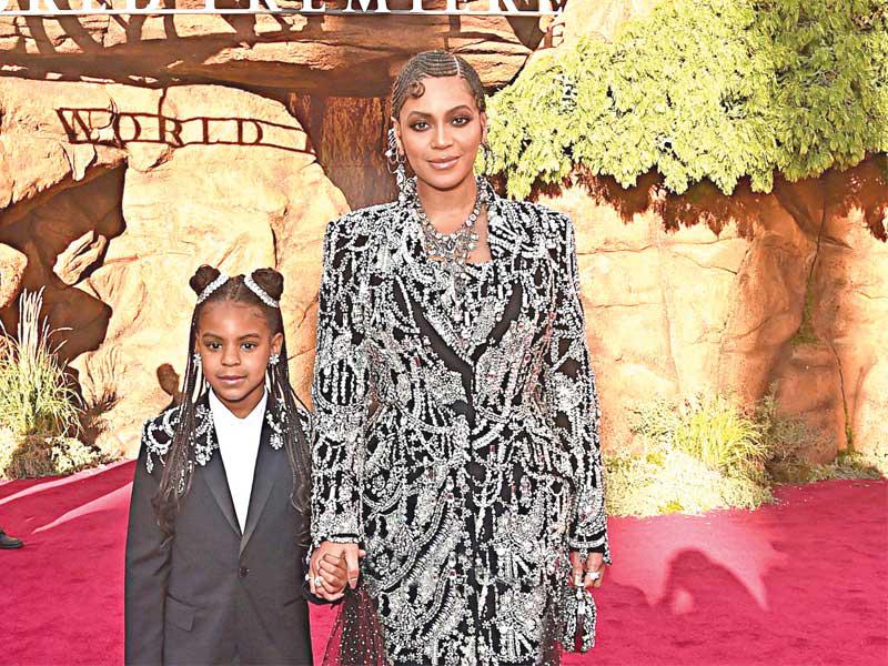 بيونسي مع ابنتها