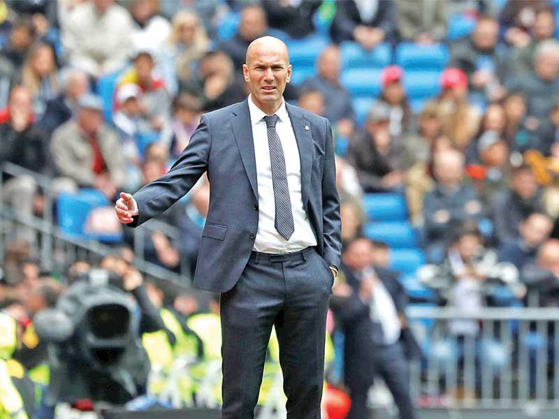 زيدان مدرب ريال مدريد