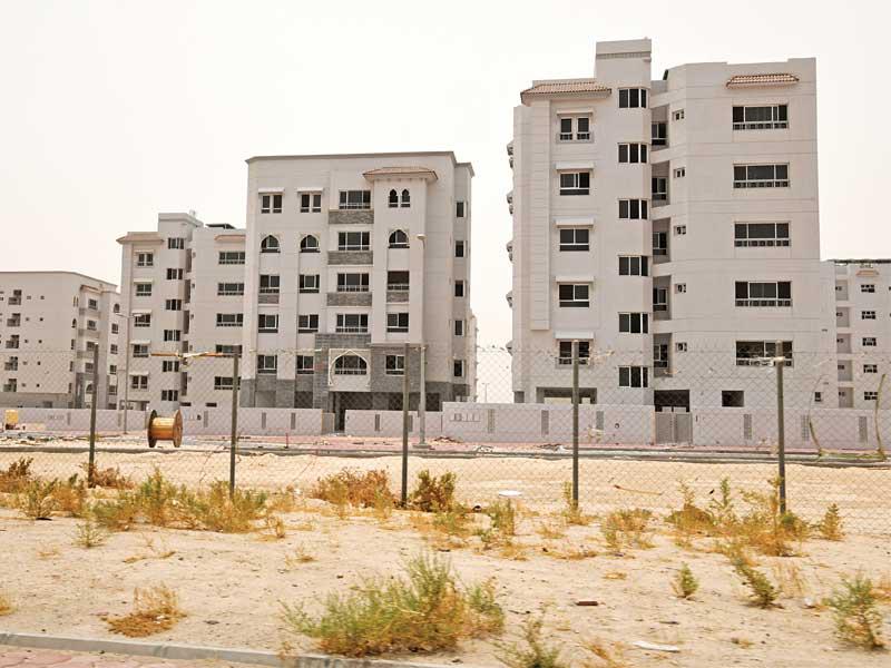 شقق مدينة جابر الأحمد الجديدة (تصوير عوض التعمري)