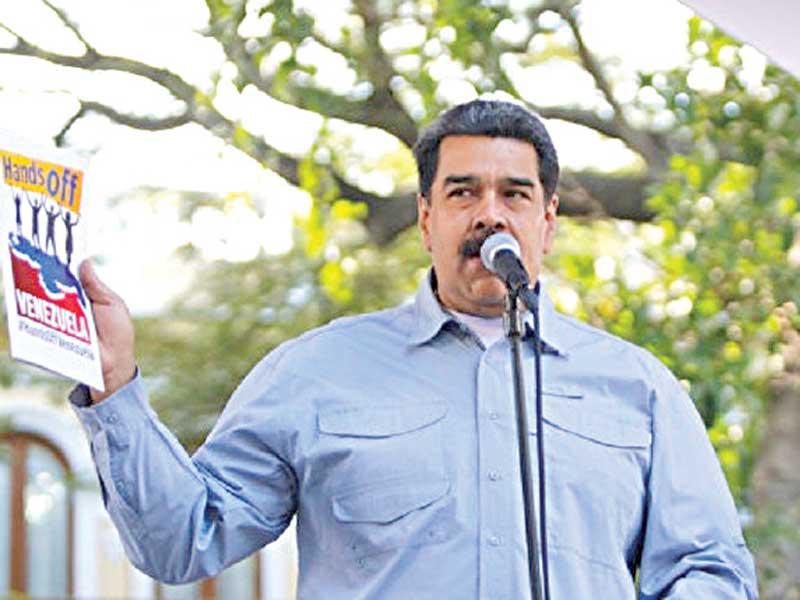 الرئيس الفنزويلي نيكولاس مادورو