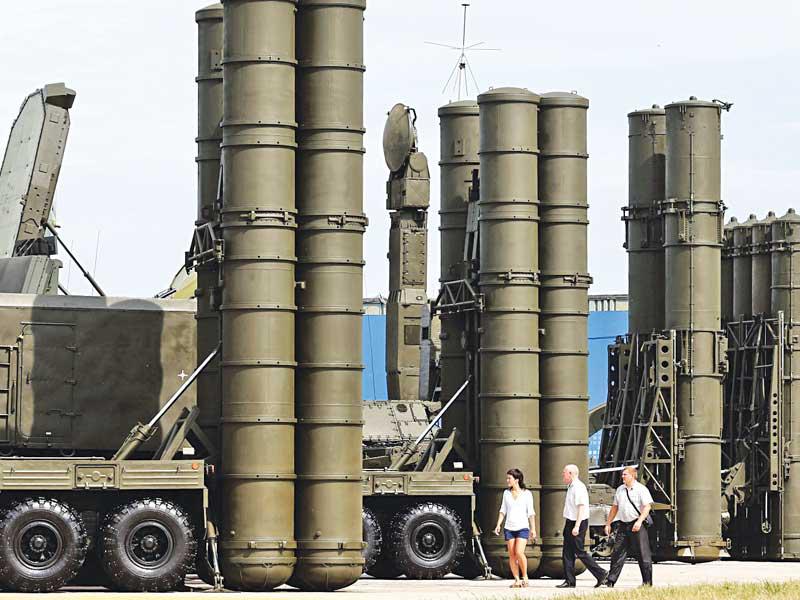 صواريخ S400 في صورة أرشيفية 