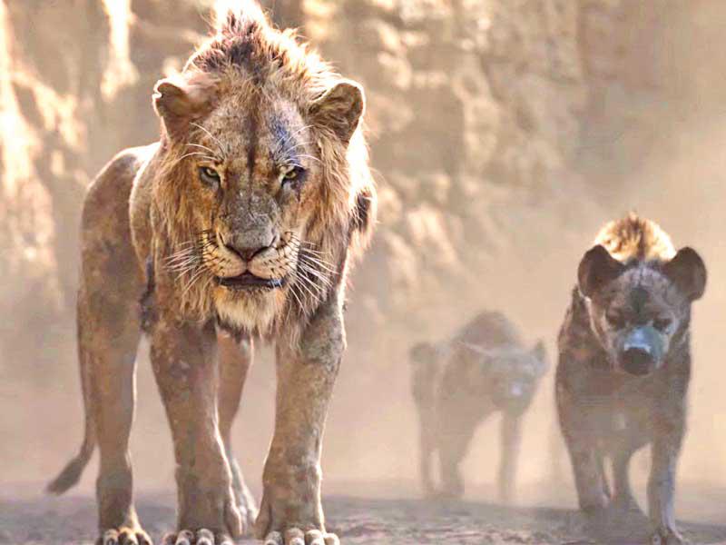 مشهد من فيلم «الأسد الملك»