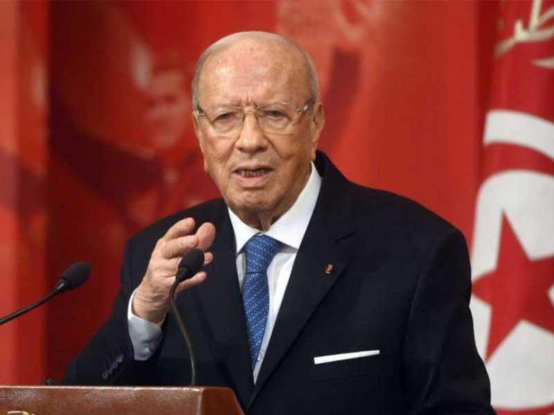 رئيس الجمهورية الباجي قايد السبسي