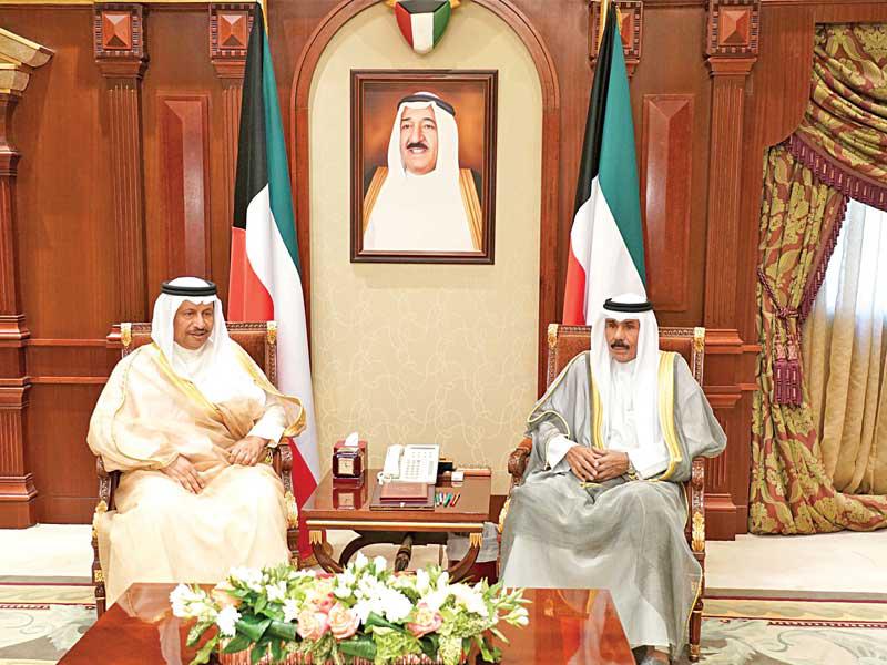 ولي العهد مستقبلاً رئيس الوزراء أمس