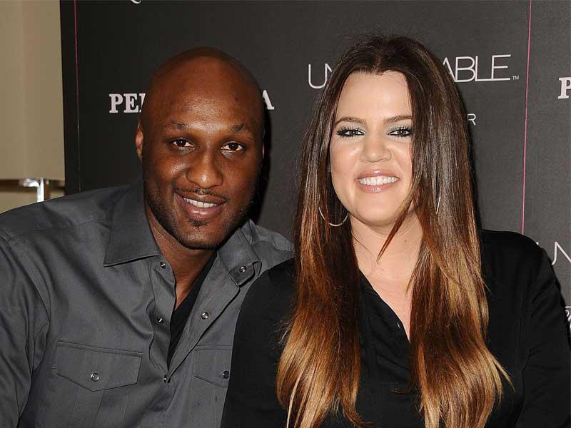 نجمة تلفزيون الواقع ​كلوي كارداشيان​ و لاعب كرة السلة السابق، ​لامار أودوم​ زوجها السابق  