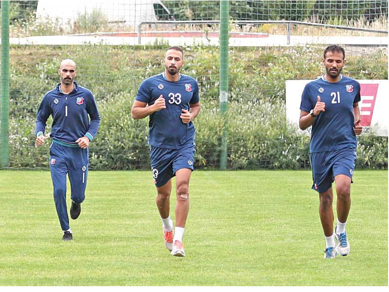 من تدريبات الأزرق