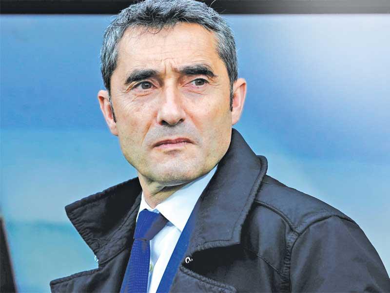 المدير الفني لنادي برشلونة الإسباني لكرة القدم، ارنستو فالفيردي