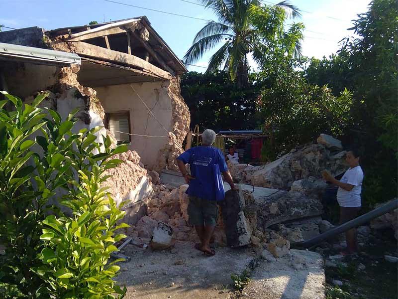 ضرب زلازل قوية بلغت قوتها  و 5.9 درجة المنطقة في غضون ساعات من بعضها البعض