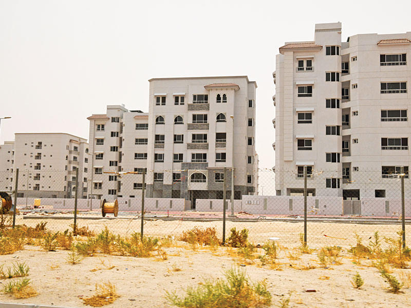 شقق مدينة جابر الأحمد الجديدة t(تصوير عوض التعمري)