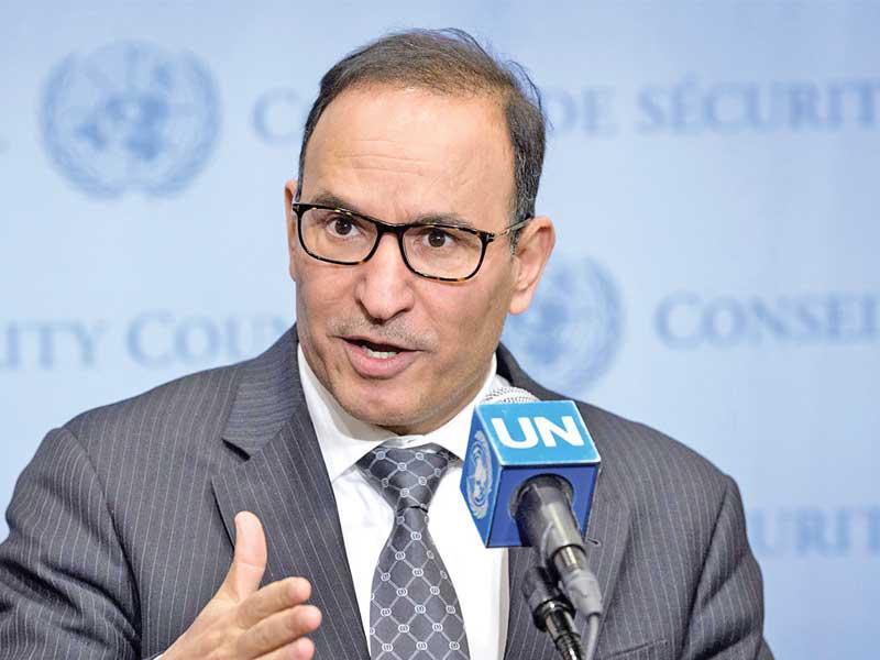 مندوب الكويت الدائم لدى الأمم المتحدة السفير منصور العتيبي