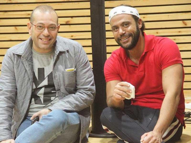 محمد إمام مع مدربه طارق الشورى في «لص بغداد»