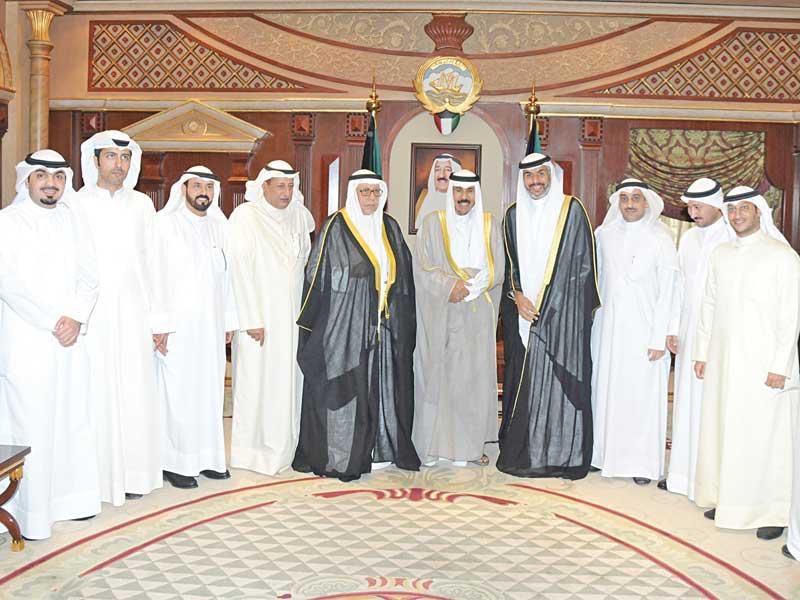 ولي العهد مستقبلاً أعضاء مجلس جمعية المحاسبين