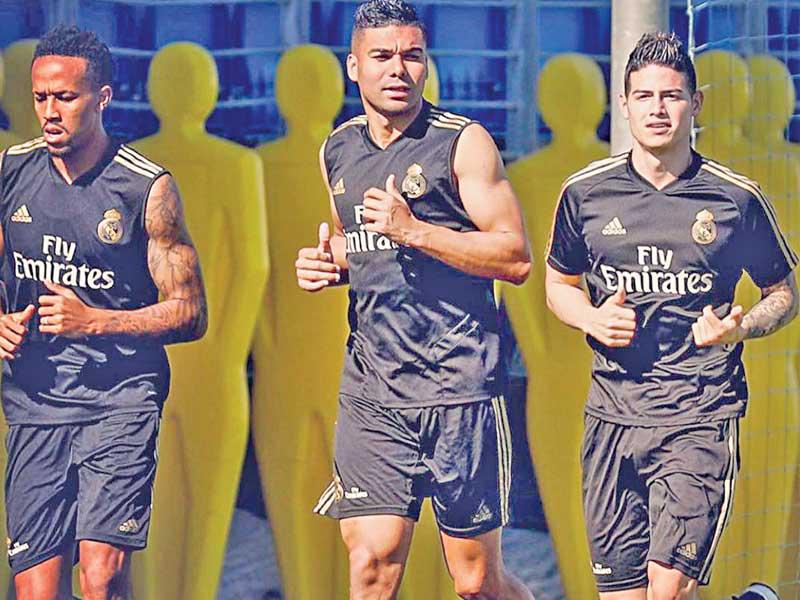 خاميس في تدريبات الريال