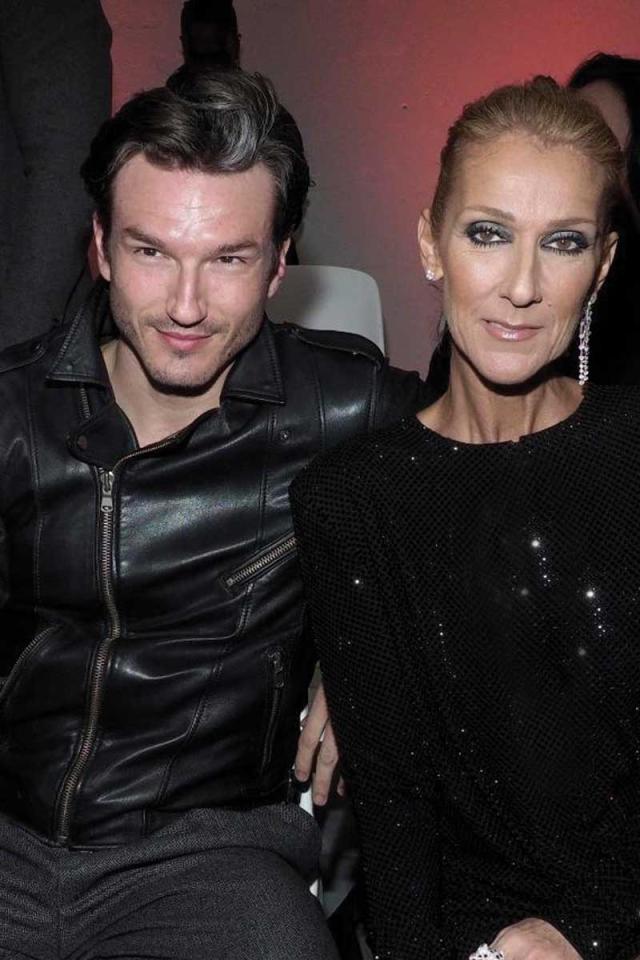 المطربة سيلين ديون مع بيبي مونيوز 