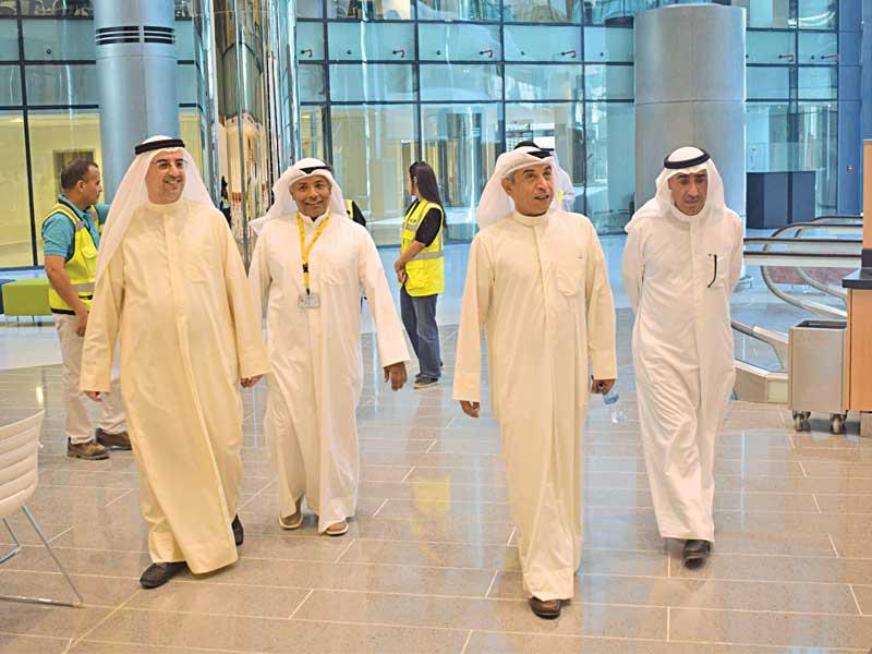 العازمي خلال جولته في الشدادية