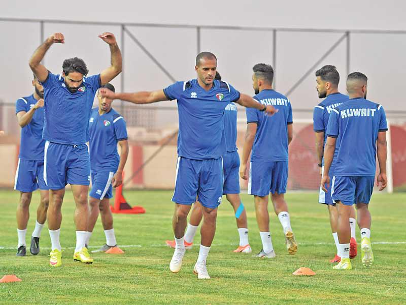 جانب من تدريب المنتخب في اربيل