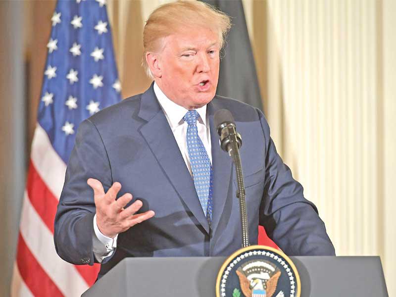 الرئيس الامريكي دونالد ترامب